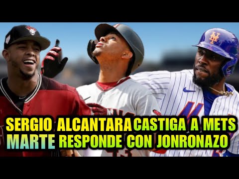 SERGIO ALCANTARA Y KETEL CASTIGAN A METS, STARLING MARTE RESPONDE CON HOME RUN - MLB BASEBALL SPORTS