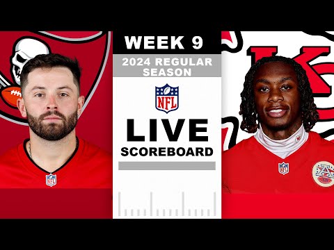 Buccaneers vs Chiefs Week 9 LIVE Scoreboard!