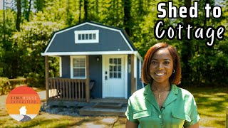 She converted a Shed into a Tiny House ADU & now helps others do it!