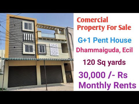 Hyderabad's Prime Commercial Property! 120 Sq Yards With Monthly Rent Of 30000