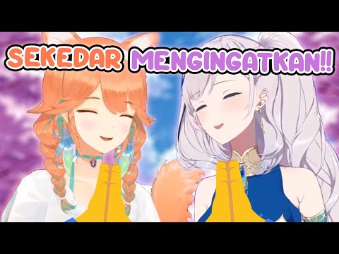 Datang ke Indo, Kiara Diajarin Kalimat Baru Sama Reine [Takanashi Kiara & Pavolia Reine Hololive ID]