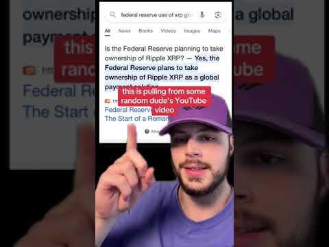 XRP + Federal Reserve CONFIRMED!?