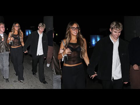 Rapper The Kid LAROI and Girlfriend Tate McRae Enjoy a Night Out at the Chateau Marmont!