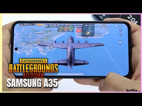 Samsung Galaxy A35 PUBG Mobile Gaming test Update | Exynos 1380, 120Hz Display