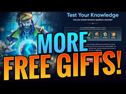 TEST YOUR KNOWLEDGE FOR A FREE LEGENDARY BOOK! | Raid: Shadow Legends