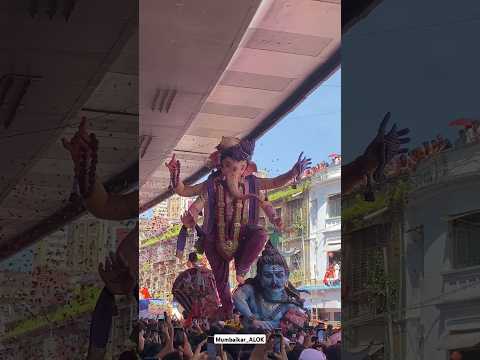 Mumbai cha raja visarjan🥺 |Ganapati bappa visarjan #ganpatibappamorya #ganptivisarjan #ytshorts