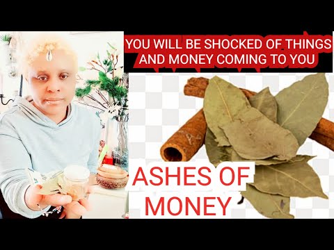 THE ASHES and cinnamon powder is all you need/become money magnet.. luck love attraction