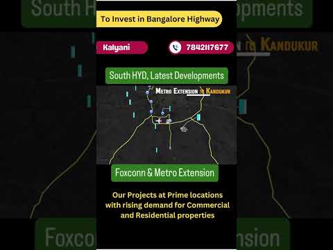 Invest in Banglore Highway #southHyderabad #adurigroup