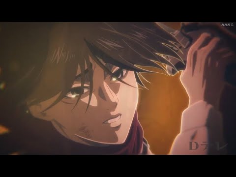 Mikasa kills Eren - Attack on Titan Final Season