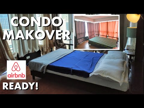 Getting An Old Condo READY FOR AIRBNB! Inexpensive Makover | Before & After