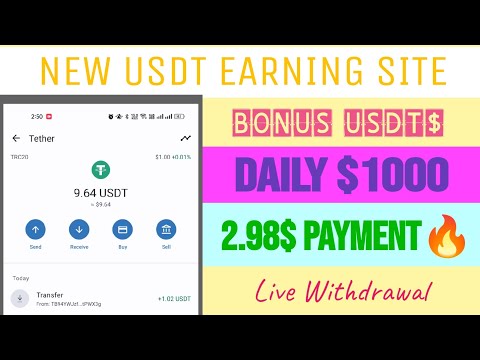 New Usdt Earning Website | New Usdt Mall Site | Trx Mining Site | Usdt Order Grabbing Site