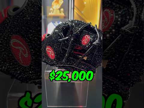 $25K Baseball Glove 😳 #mlb