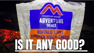 How bad can it be? Mountain House taste test Buffalo Chicken Mac & Cheese