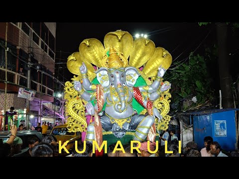 GANESH PUJA 2024|GANESH IDOL GOING TO PANDAL FROM KUMARTULI|KUMARTULI GANESH PRATIMA 2024