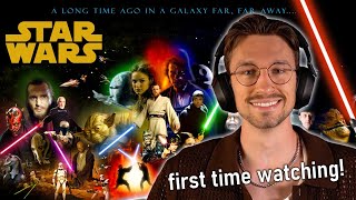 Watching *STAR WARS* for the First Time MARATHON