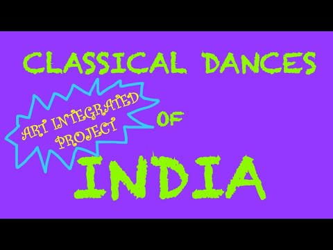 #CLASSICAL DANCES OF INDIA #ARTINTEGRATEDPROJECT #CBSE #danceofindia #DANCE #DIY