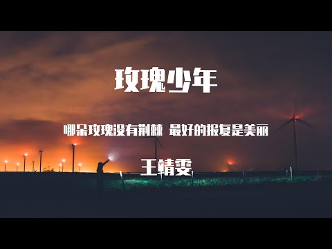 王靖雯 -玫瑰少年（原唱：五月天）【動態歌詞】「哪朵玫瑰没有荆棘 最好的报复是美丽 最美的盛开是反击 别让谁去改变了你」♪Lyrics Video♪