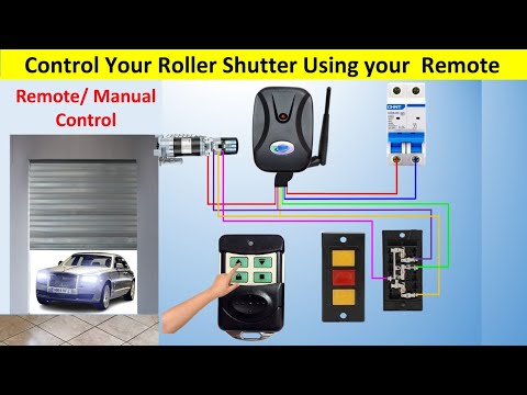 Rolling Shutter  Auto/Manual Control Wiring Diagram | roller shutter | @Electricalgenius