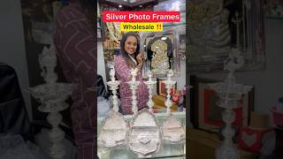 Wholesale silver Photo Frames Budget Silver Items😍@kavyatheblogger#kavyatheblogger#kavyavlogs