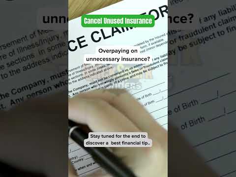 Cancel Unused Insurance #CancelInsurance #SmartSaving #ReduceExpenses #MoneyTips