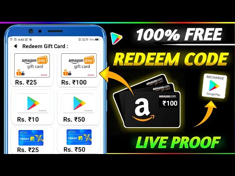 New Amazon Gift Card Earning App 🎁l Best Google pay Redeem Code App 💥l Free Redeem Code App 2023