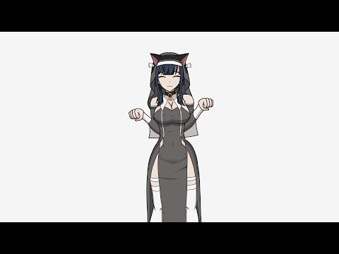 Sad Cat Dance【Nene Amano | Animation】[Kawaii]