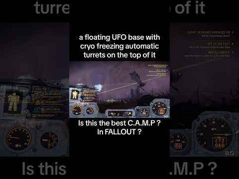 this the best C.A.M.P? In #FALLOUT ? #melogames #boss #camp #gaming #gamingmoments #ufo #spaceship