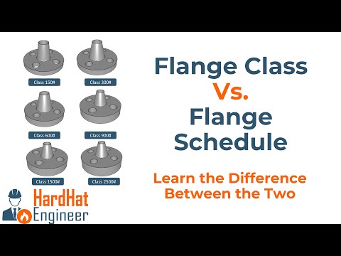 What is the Difference Between Flange Class and Flange Schedule?