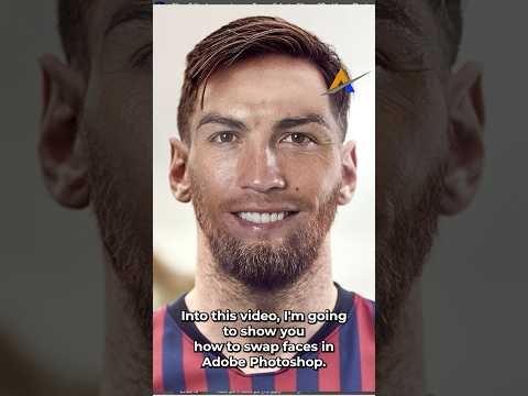 Face swap in photoshop | Messi & Ronaldo : photoshop tutorial