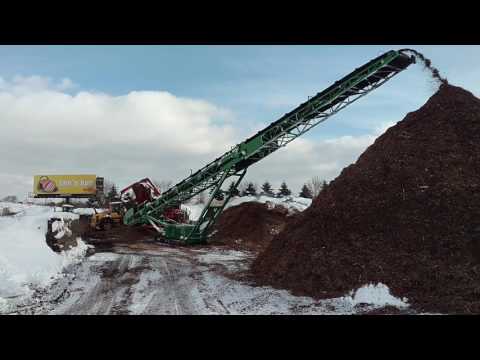 McCloskey ST100T Track Stacker in action!