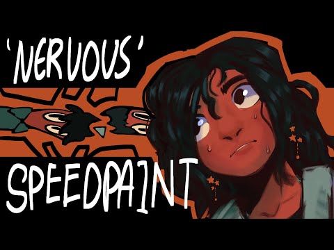 Only SLIGHTLY nervous - Original Character [SPEEDPAINT]