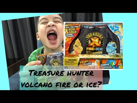 Treasure X Fire Vs Ice Volcano | What did I erupt | #treasurexfirevsvolcano #hunter