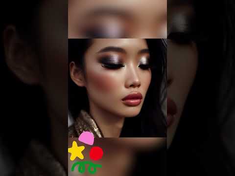 Asian Glam Holiday Goals × AI Generated × #ai #makeup #artificialintelligence