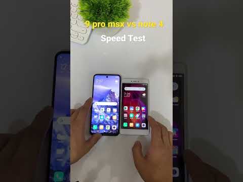 Redmi note 9 pro max vs Redmi note 4 speed test#shorts