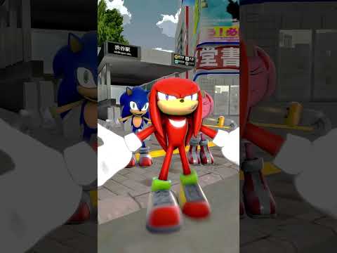 Knuckles Jealous of Sonic and Amy’s Love