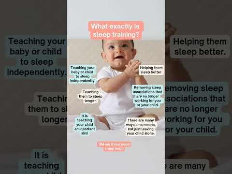 What Is Sleep Training? Helping Your Baby Learn to Sleep Independently 💤👶 #SleepTraining