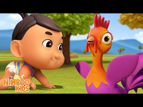 Kukdoo Koo, कुकडू कू, Nimboo Kids Rhymes, Hindi Kids Videos