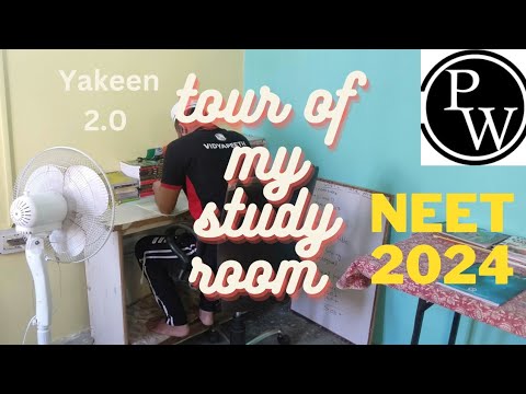 tour of my room PW neet 2024 home study #pw_motivation #neet #motivational