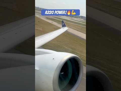 AIRBUS A220 POWER!🔥💪