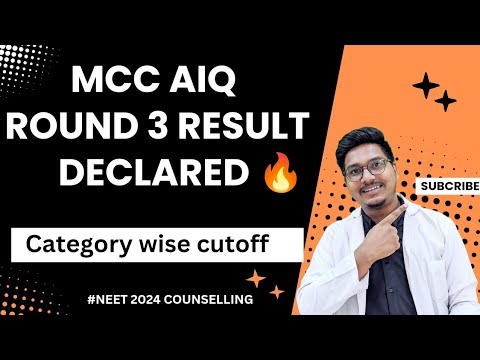 AiQ Round 3 Result out 🔥 category wise cutoff || Dr Counsellor Neet