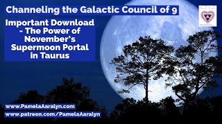 Channeling the Galactic Council of 9: Important Download- November's Supermoon Portal in Taurus!