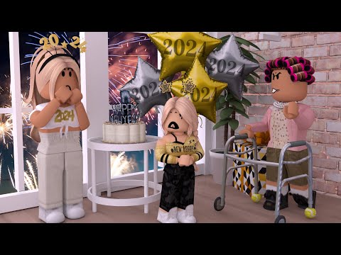 CELEBRATING NEW YEARS IN BLOXBURG *GONE WRONG* | Roblox Bloxburg Roleplay | *WITH VOICES*