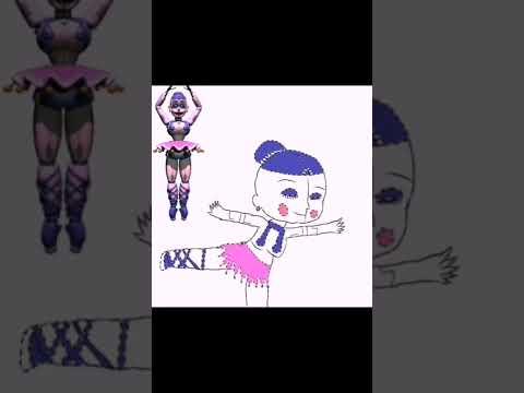 making ballora in gacha Club #explore #keşfet #shorts #fnaf #glitchy_afton