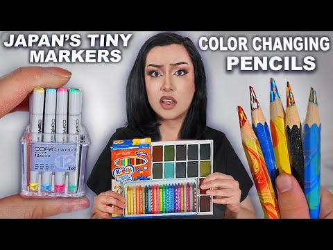 I Tried INSANE Art Supplies From Around The World...