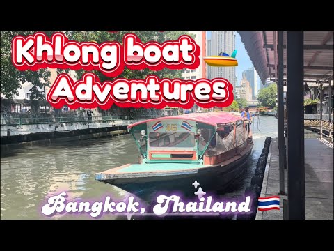 Khlong boat adventures in Bangkok, Thailand 🇹🇭 |@lacasavlogs #bangkoktravel  #Asia