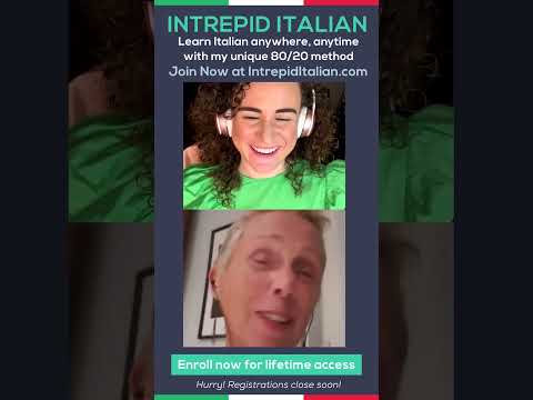 JOIN INTREPID ITALIAN 🚀🇮🇹 Registrations NOW OPEN 🔗IntrepidItalian.com (Theresa's Testimonial)