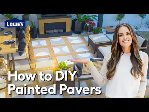 How to DIY Custom Painted Pavers | The Weekender Essentials