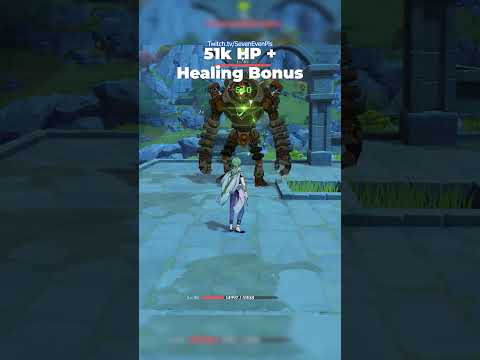 Comparing Baizhu healing (Level 1 Talents)