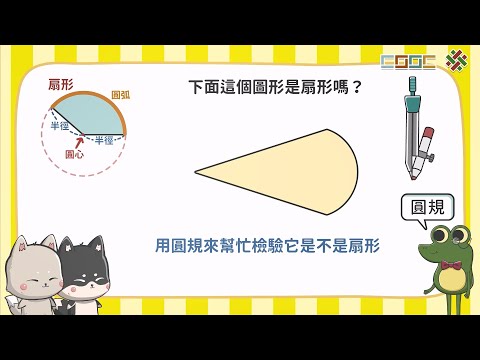 108新課綱｜小五數學｜認識扇形