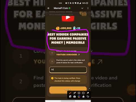 BEST HIDDEN COMPANIES FOR EARNING PASSIVE MONEY | MEMEGIRLS | Memefi New Video Code